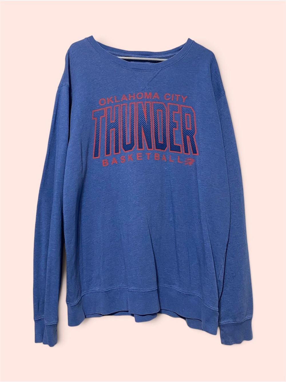 OKC Thunder Basketball NBA Sweatshirt, Size XXL